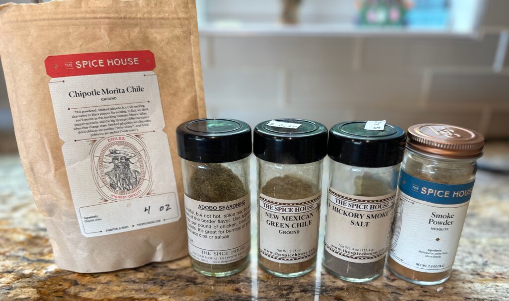 Alternative / additional Taco Seasoning Components - Chipotle, Adobo, Green Chili, Hickory Smoke Salt, Mesquite smoke powder