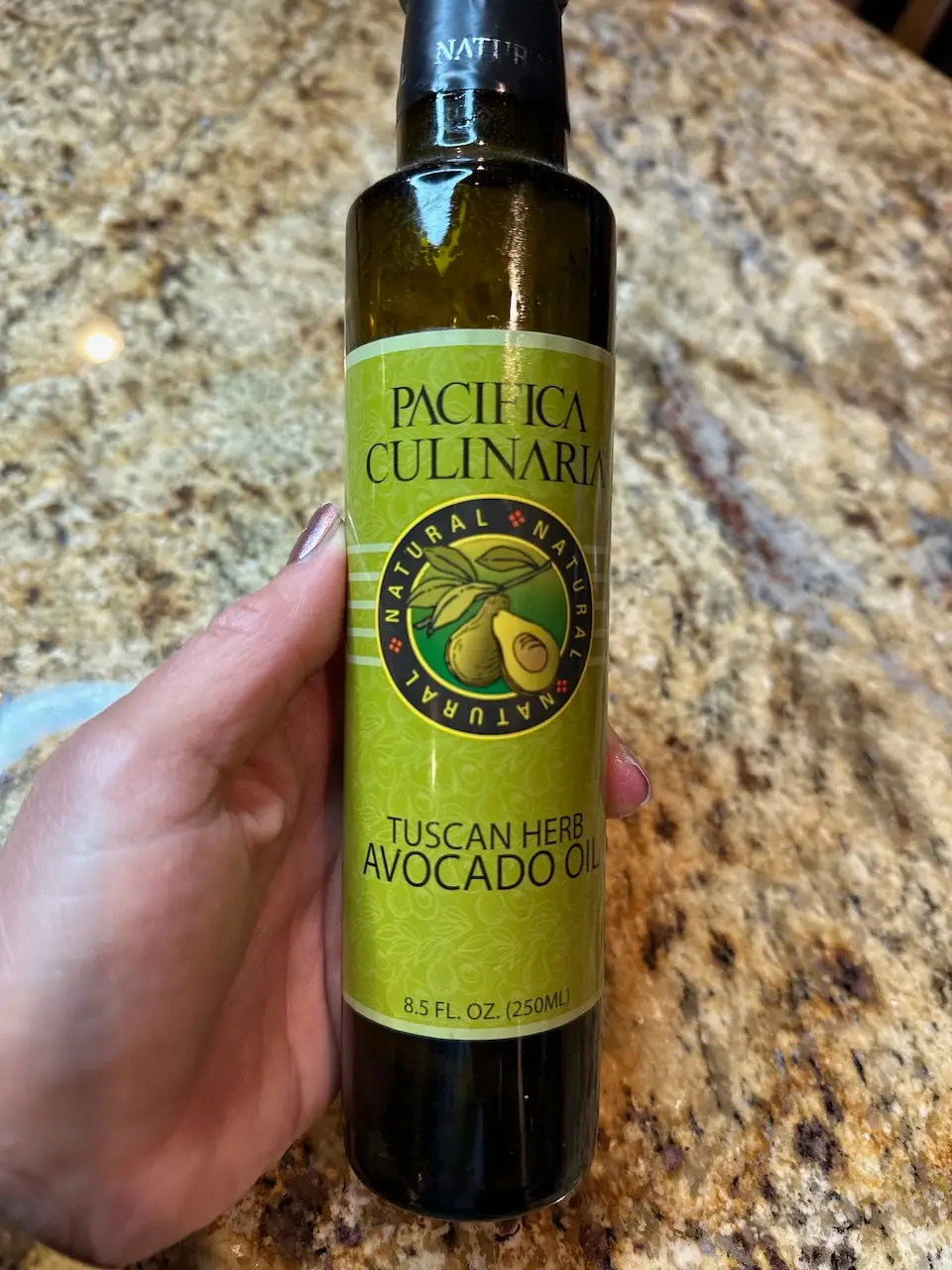 Avocado oil with tuscan herbs infused