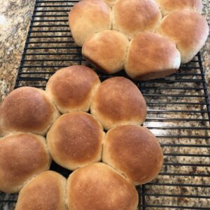 KAF Potato Rolls Thanksgiving 2020 Baked