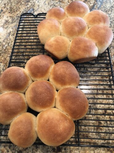 KAF Potato Rolls Thanksgiving 2020 Baked