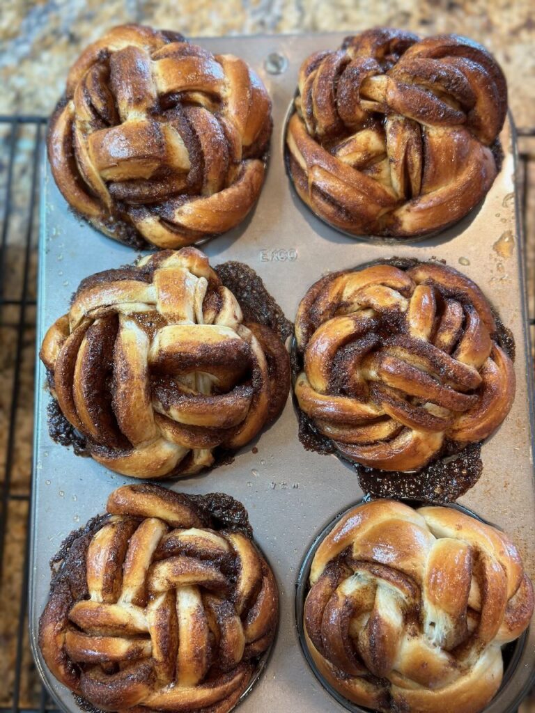 cinnamon expresso Rolls are now baked 