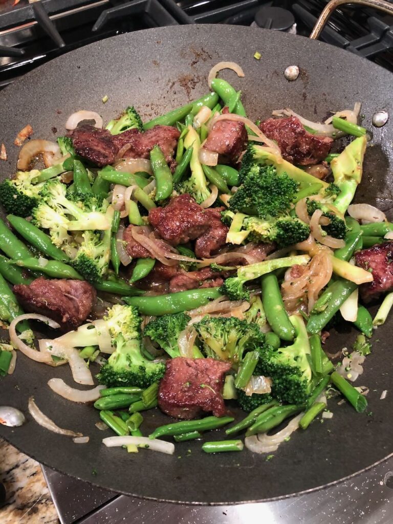 SRF Steak Cuts or Tenderloin Pieces with beef and broccoli recipe from my web site 
