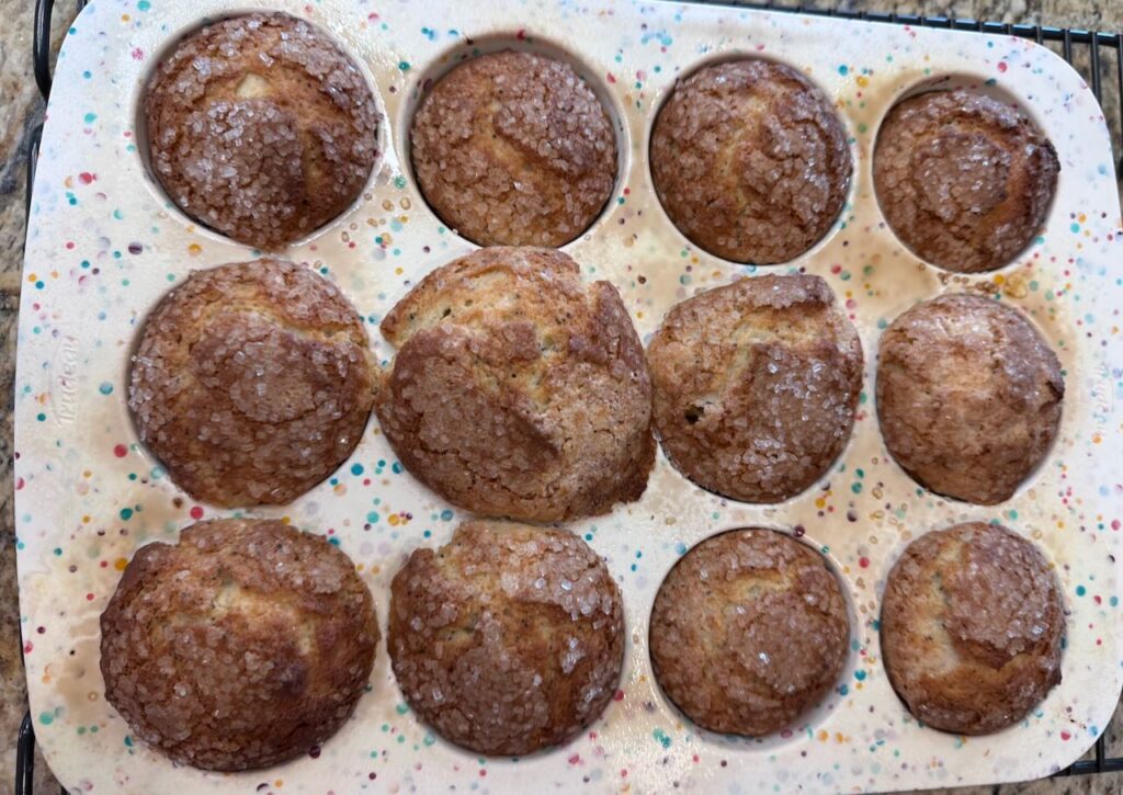 Preparing Lemon Poppyseed Muffins
