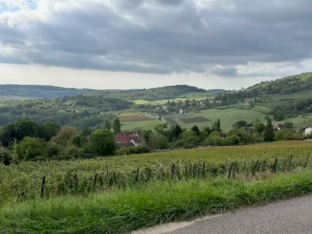 A countryside picture of Burgundy France.