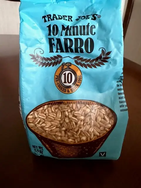 Trader Joe's Farro - small package - super convenient ! 